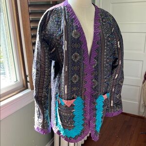 Vintage reversible cotton Quilted Jacket